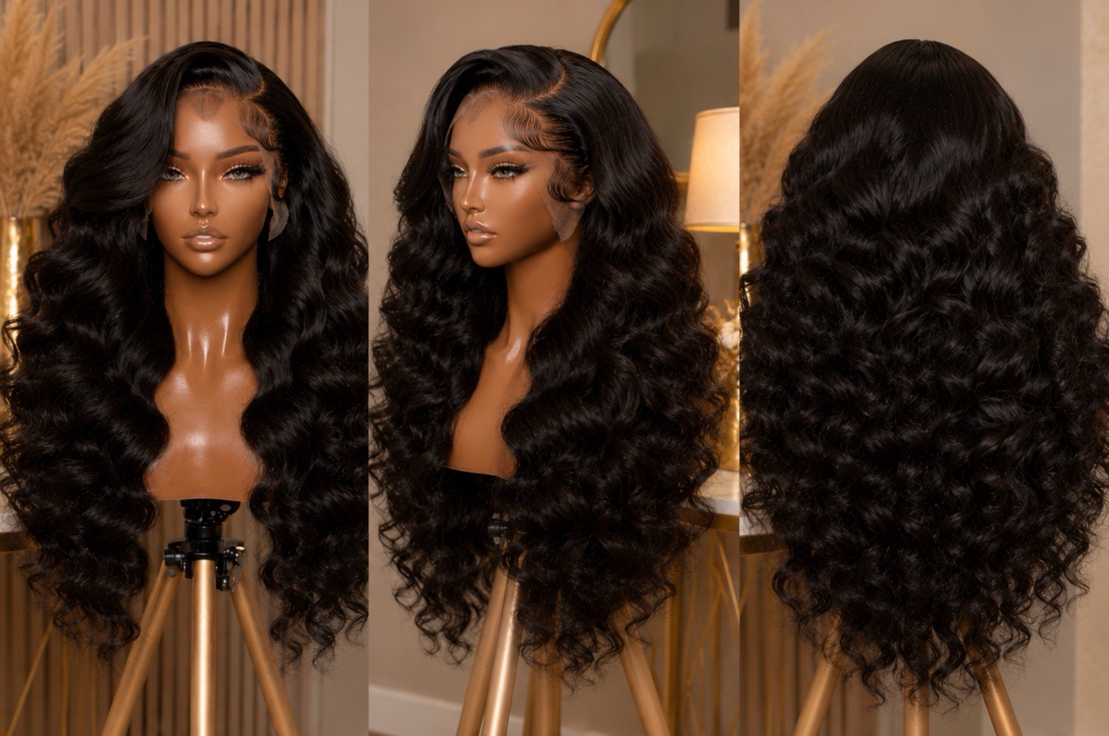 👑 “HD Lace Body Wave Wig – Natural Look & Big Volume” 👑