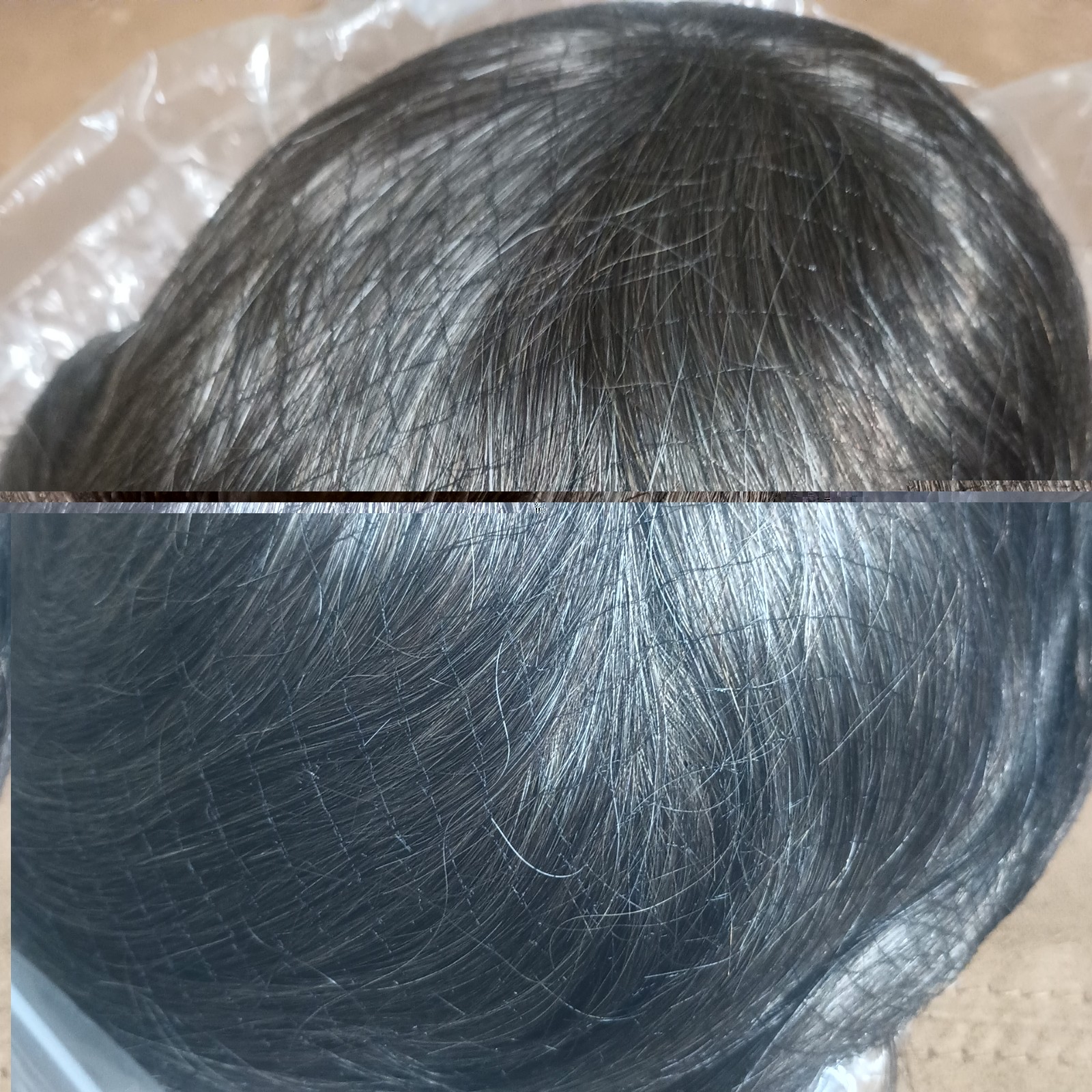 Mens Toupee FRENCH LACE Hairpiece Skin PU Around Hair Replacement Wigs 8×10