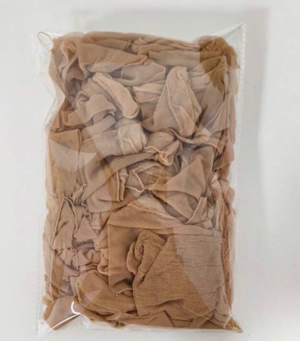 20 Pairs Beige HD Skin Like Wig Caps One Size