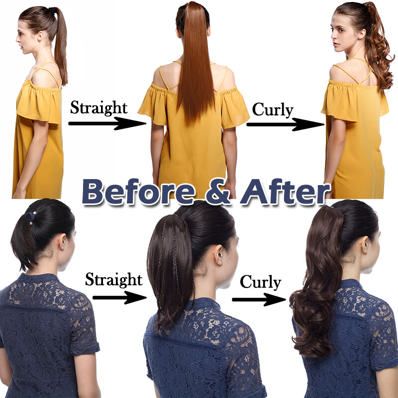 100% Natural Thick Claw Clip On Ponytail 18-26″ Long Soft As Human Hair Piece US