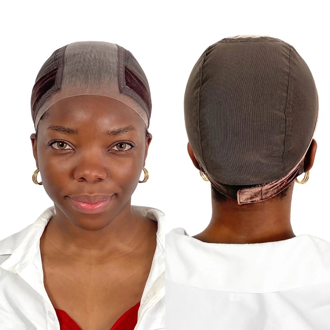 Adjustable Wig Cap Mesh Cap One Size for Women Black Beige Brown
