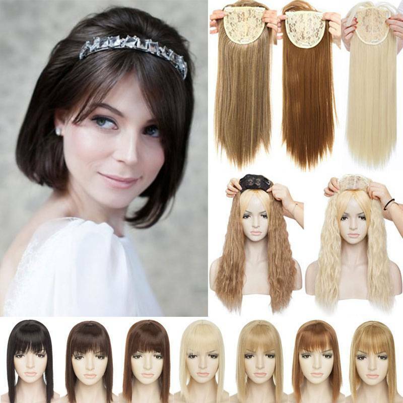 Real Natural Touppee Topper Hair Piece Full Head Clip In as real Hair Extensions