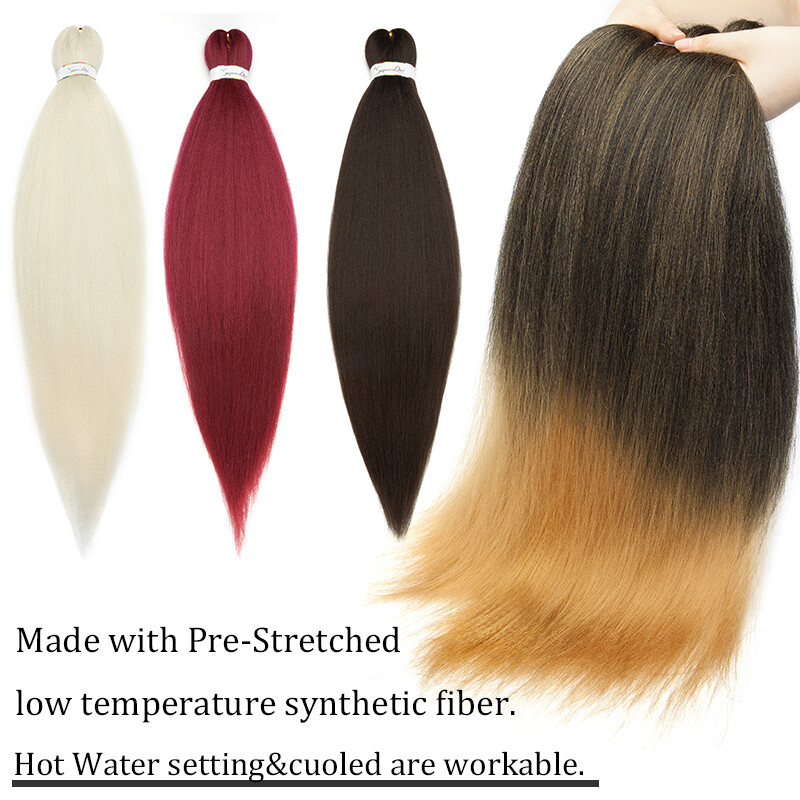 26Inch Long Pre-Stretched Braiding Braid Hair Extension Jumbo Kanekalon As Human
