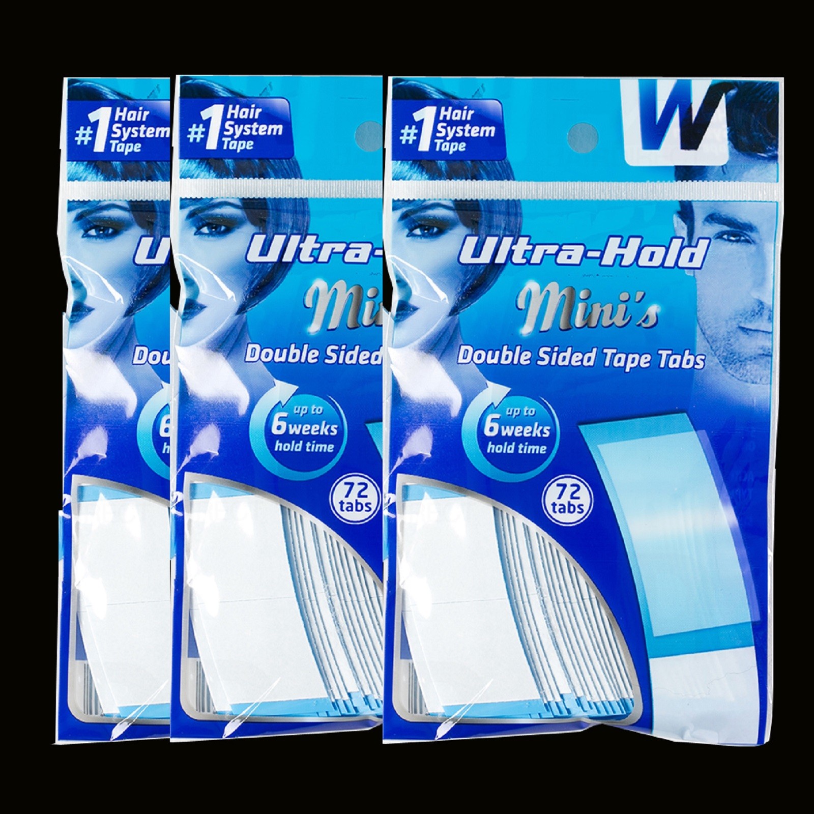 Walker Ultra Hold Double Sided Mini Tabs 216 Tabs Lace wigs hair system Toupee.