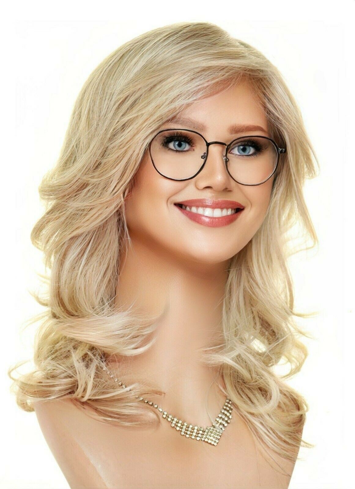 Curve Appeal Lace Front Mono Part Heat Friendly Wig BISCUIT BLOND AUTHENTIC -2