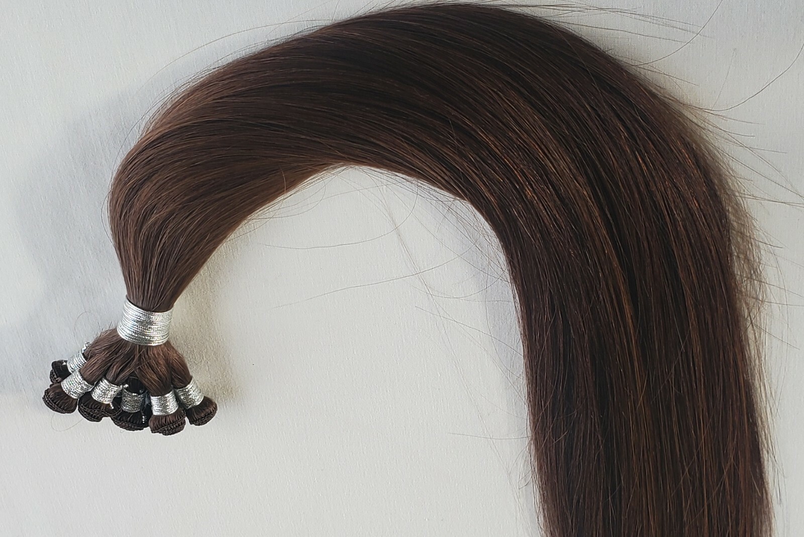 18″, 20″, 22″ Hand-Tied Weft, 100 grams, Human Remy Hair Extensions # 3