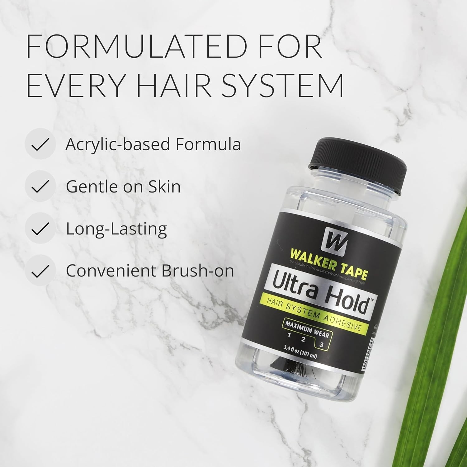 Strong Liquid Wig Adhesive 3.4 oz – Waterproof & Fast-Drying for Extensions