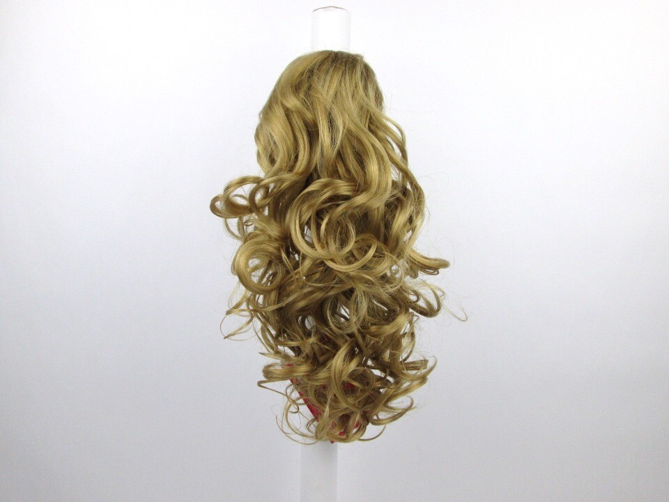 13″ LONG LAYERED LOOSE CURLS CURLY HAIR HAIRPIECE PONYTAIL WIGLET CLAW CLIP MILA
