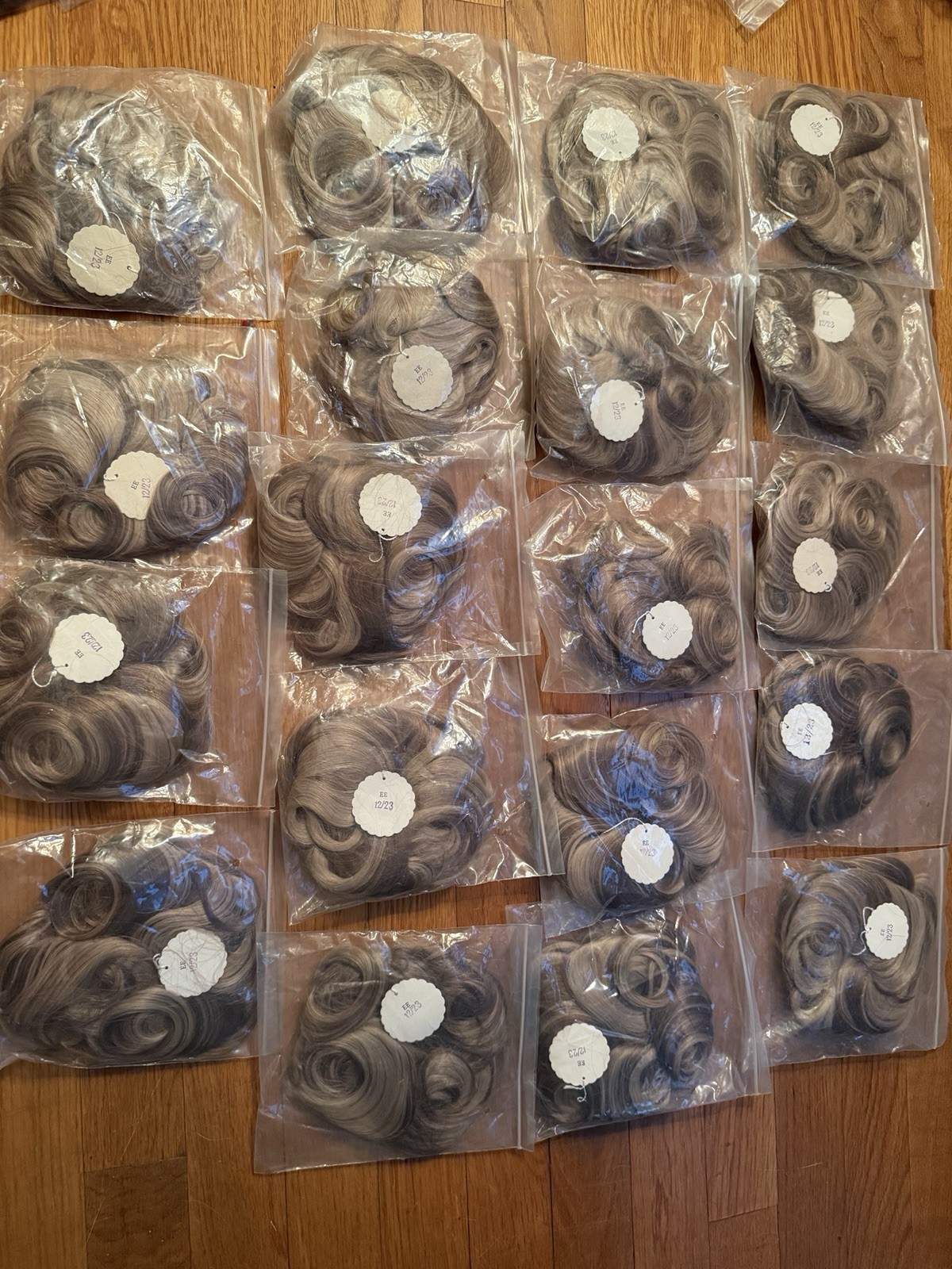 100% Human Hair Wiglet Hazelnut Brown Curly Womens Claw Clip Indian Extension
