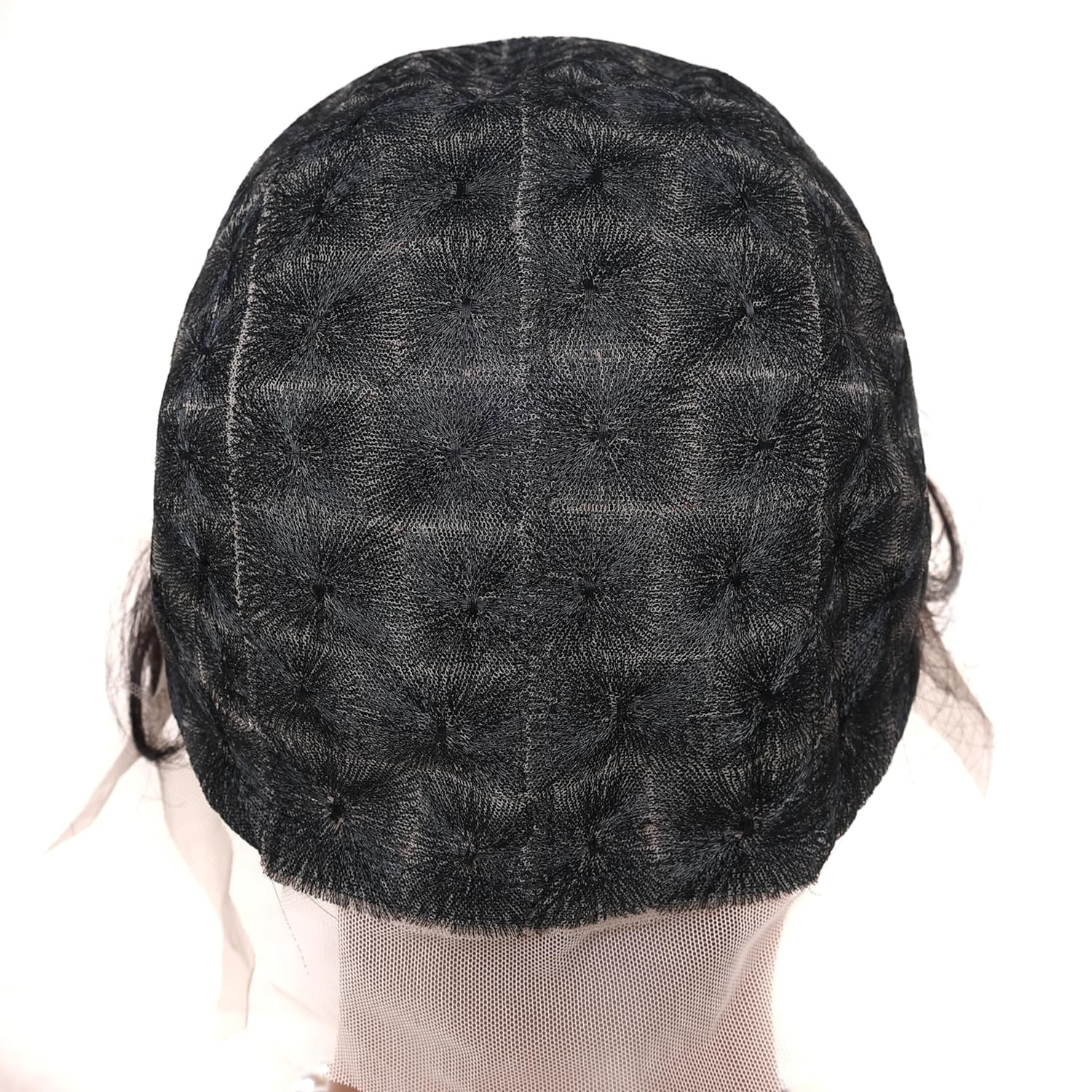 Full Double Lace Embroidery Braided Wig Cap For Crochet Hair DIY 1pc
