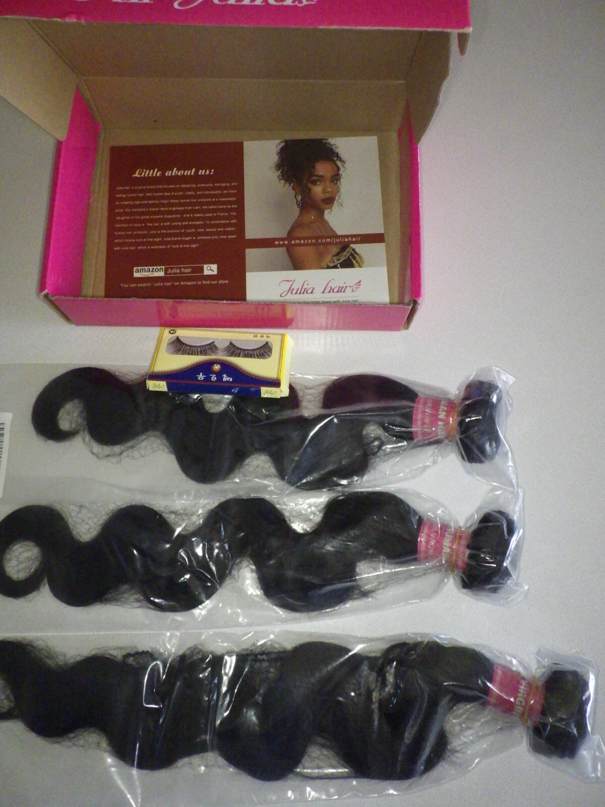 ALI JULIA 20 18 16 Inch Brazilian 10A Virgin Body Wave Hair Weave 3 Bundles