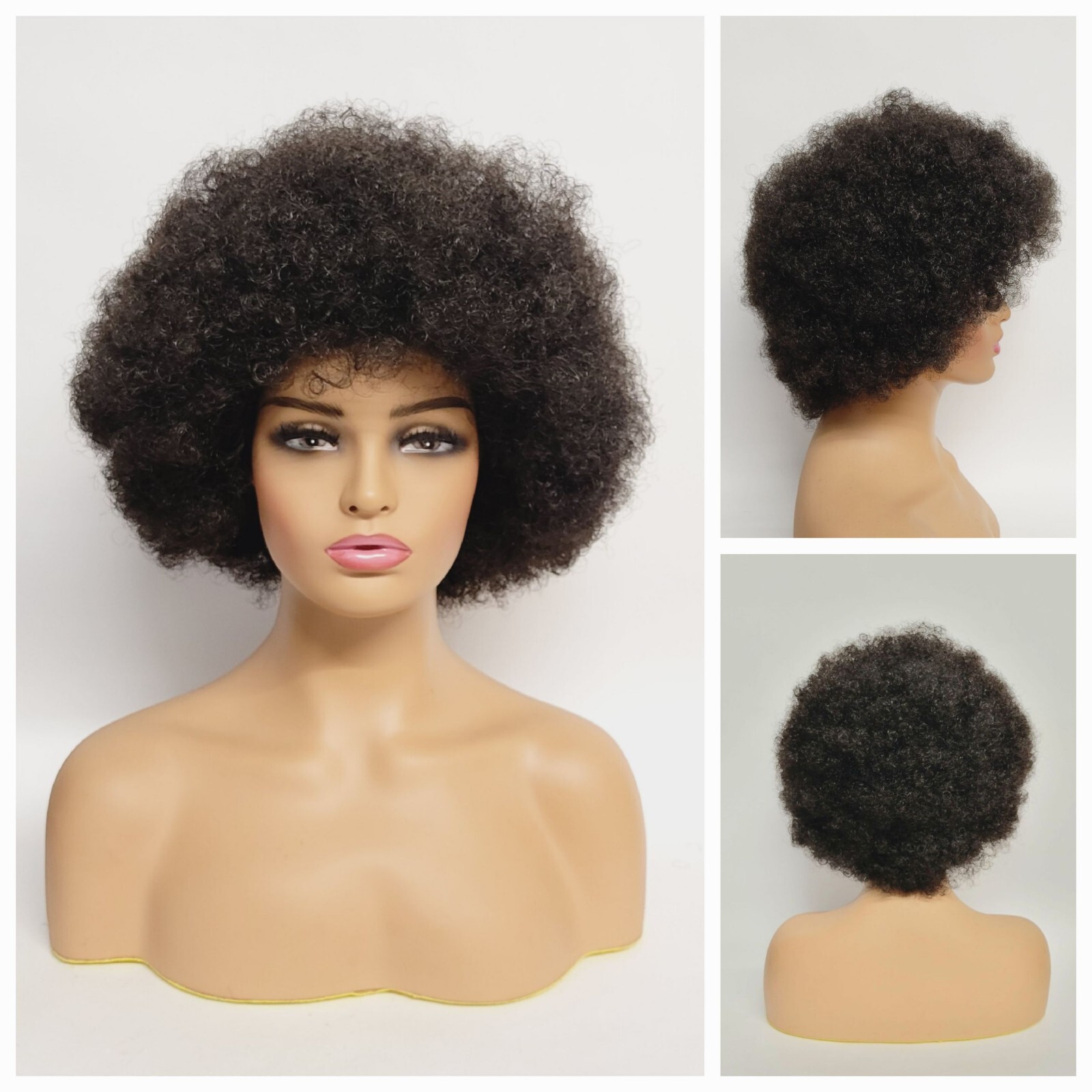 Short Afro Puff Wigs for Black Women Curly Kinky 70s Disco Bouncy Kane Kalon #3