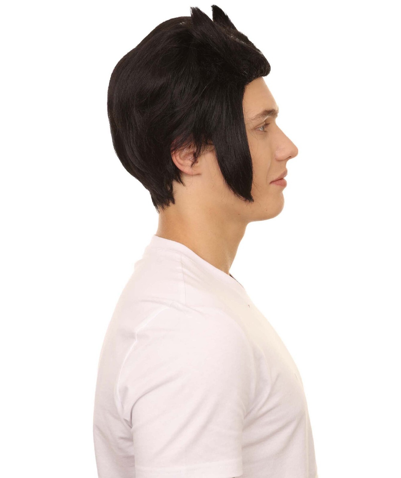 Black Devil Wig | Cosplay Halloween Wig | Premium Breathable Capless Cap HM-202