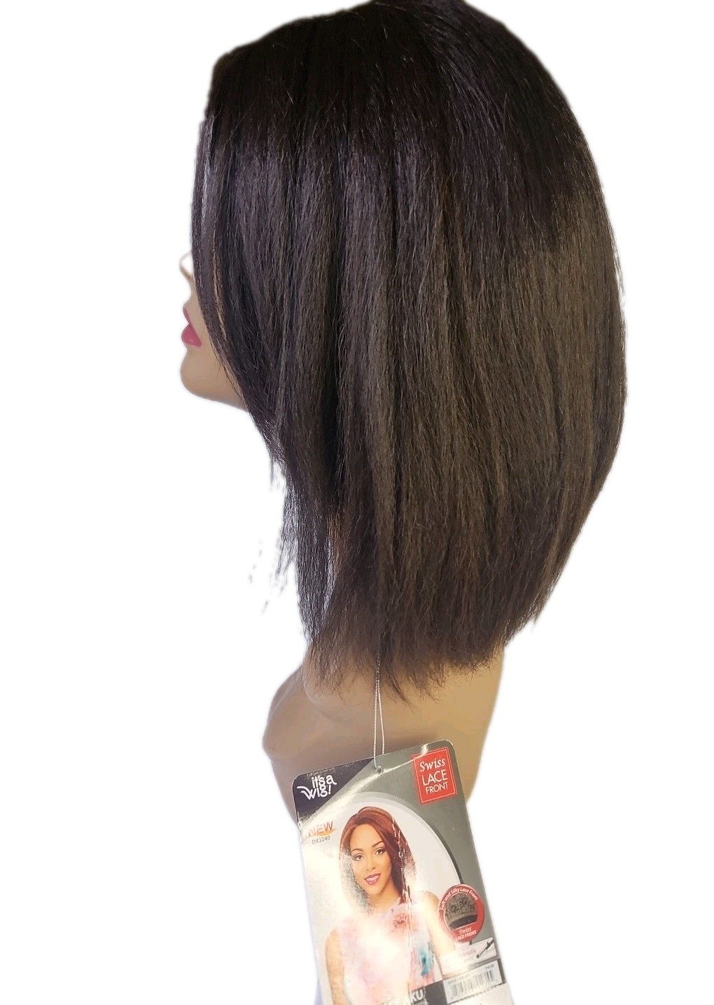 It’s a wig Swiss Lace Front Style Swiss Color P4/30 Medium Brown Wig .