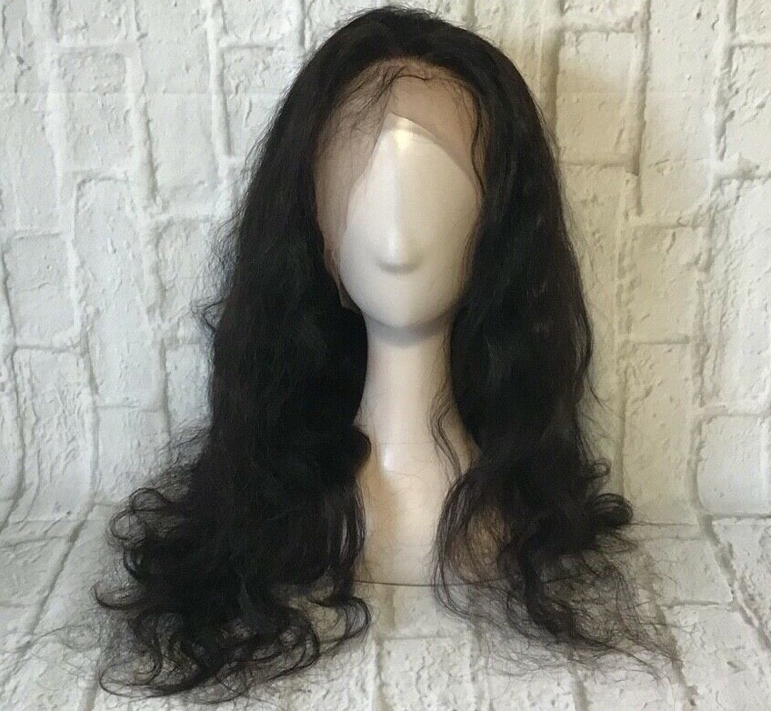BEEOS – 360 LACE FRONTAL WIG – 100% HUMAN HAIR – WAVE – PRE PLUCKED – 22 INCH