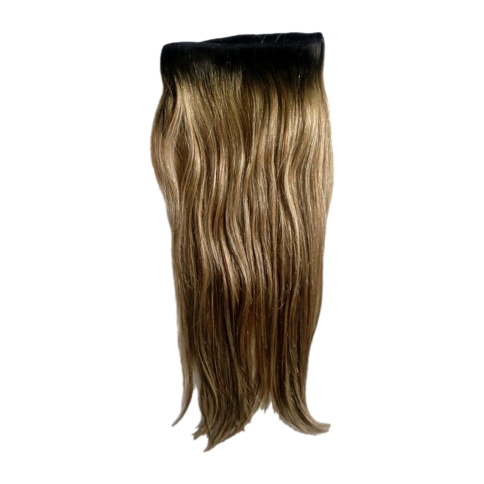 Bellame 160g 22″ Dark Brown/Dirty Blonde Rooted Volume Weft