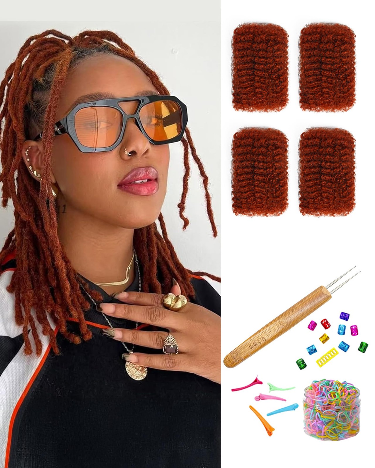 Miss Sula Afro Kinkys Bulk Human Hair Extensionskinky-Curly Real Human Hair For