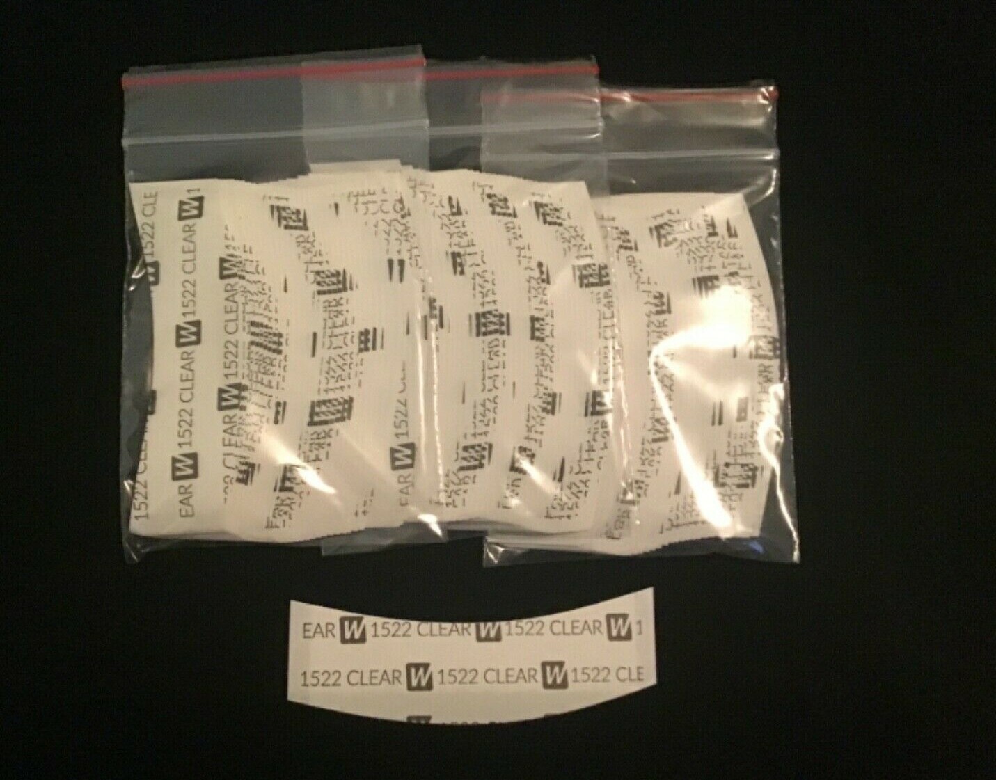 Walker 3M 1522 -108 Pc C Contour – 3-Packs -Hairpiece Tape .Poly Wig System .NEW