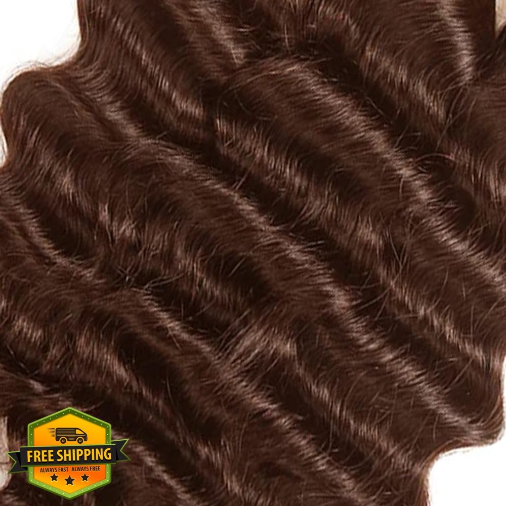 HeioWuio 30 34 inch Brown bundles