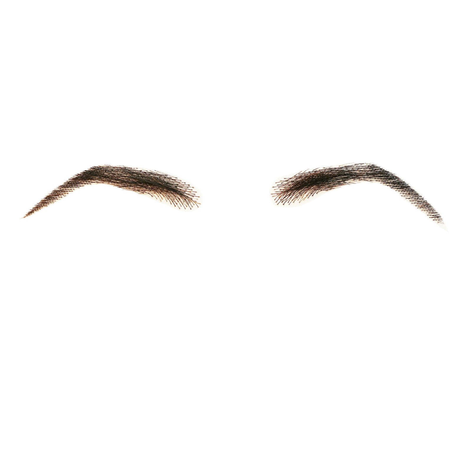 Fake Eyebrows Hair Extensions Handmade Human Hair Lace Eyebrows Pair Brown Fa…