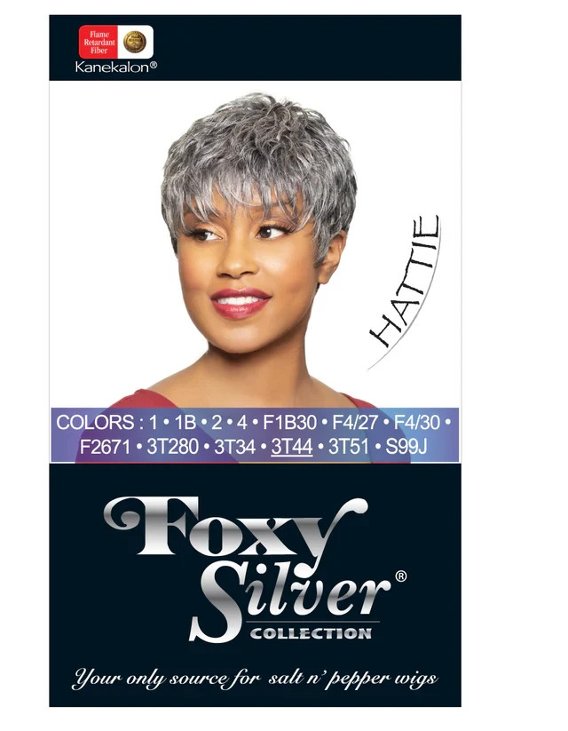 Foxy Silver HATTIE Wig, Stylish, Short, Pixie Cut, Synthetic Wig