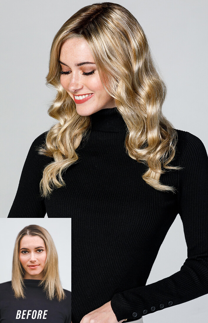 TOP COVERAGE WAVY 12″ or 18″ Topper by JON RENAU, ALL COLORS, Wavy Hairpiece NEW