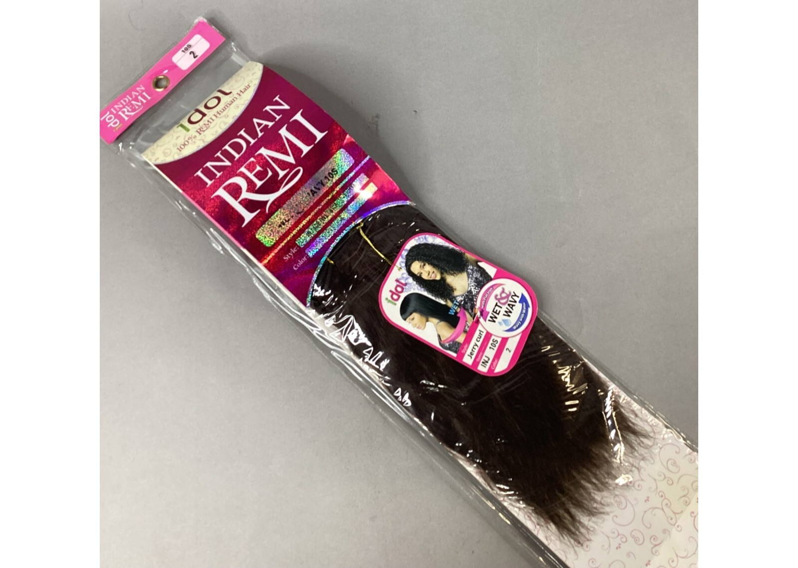 10s Idol Indian Remi #2 Darkest Brown Ripple Deep Wet&Wavy 100% Human Extensions