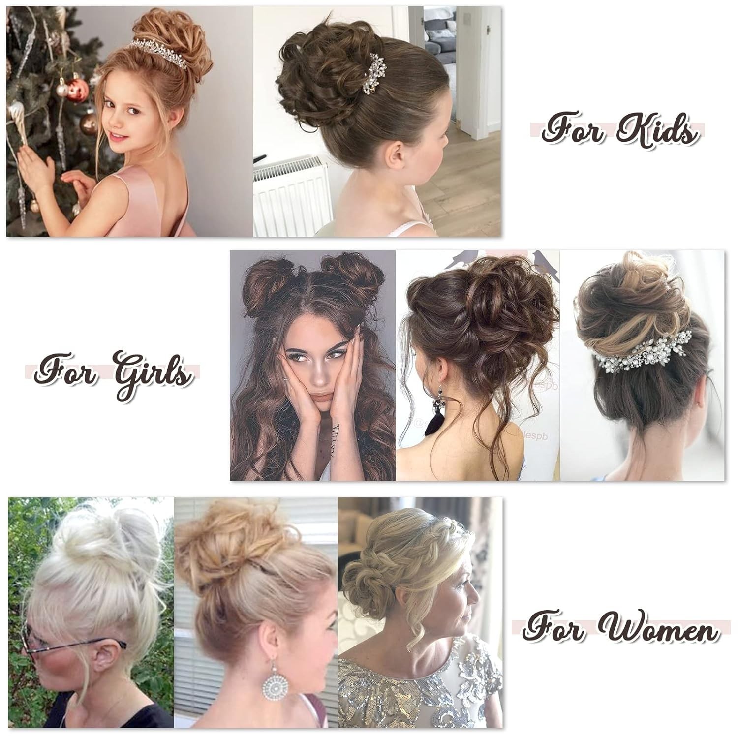 Fuller Human Hair Bun Scrunchie