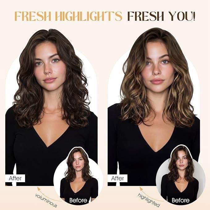 6Pcs Clip in Human Hair Extensions,Remy Single Short Clip in Hair Extensions …