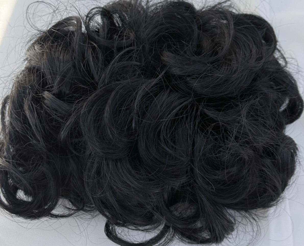 Look Of Love Hair Addition CHIGNON Style 213 In Color 1B Off Black