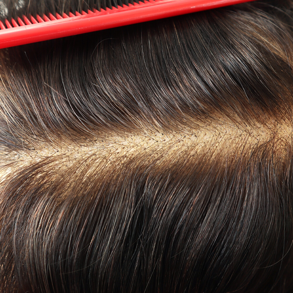 Natural Mens Toupee Human Hair Replacement System All Swiss Lace 90% Hairpieces