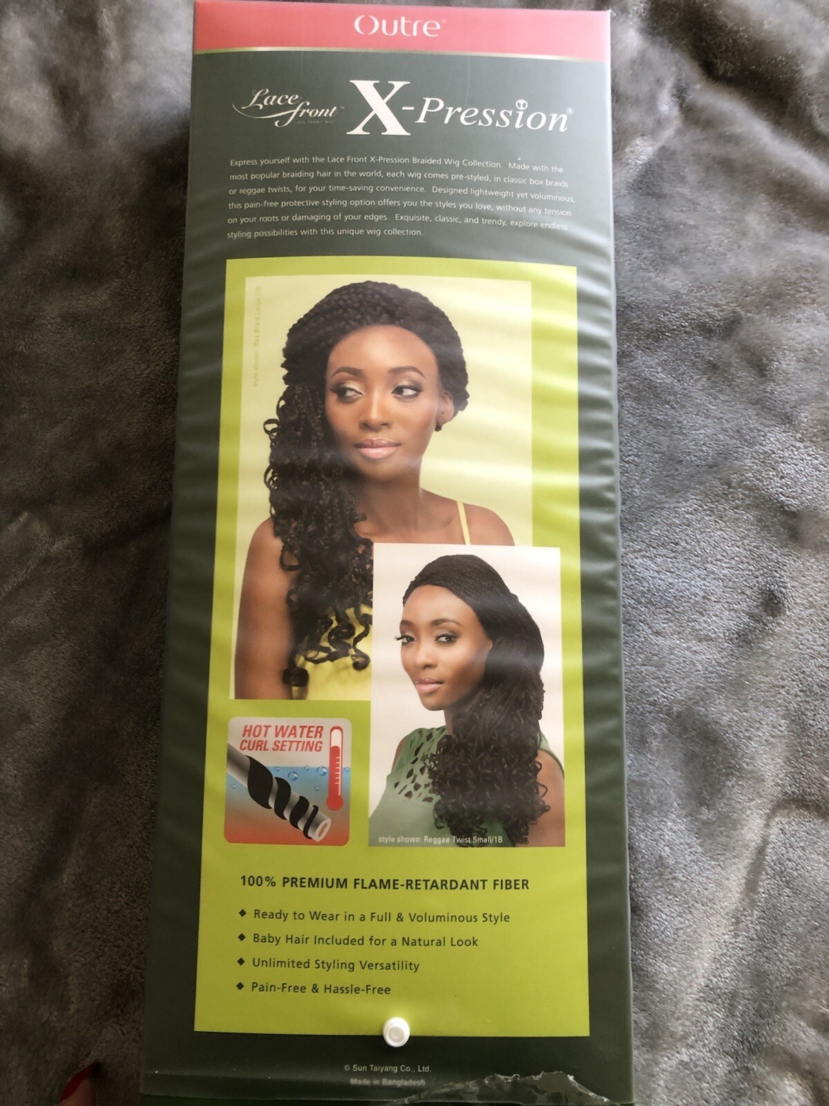 X-pression Lace Front Long Reggae large Twist Wig