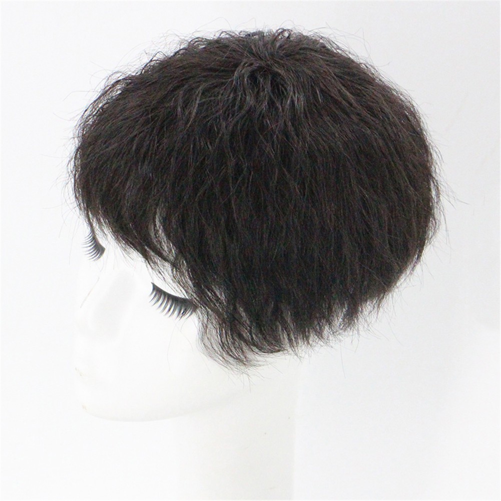 Seamless Clip in Kinky Curly Topper Replacement Replacement Wiglet Hairpiece