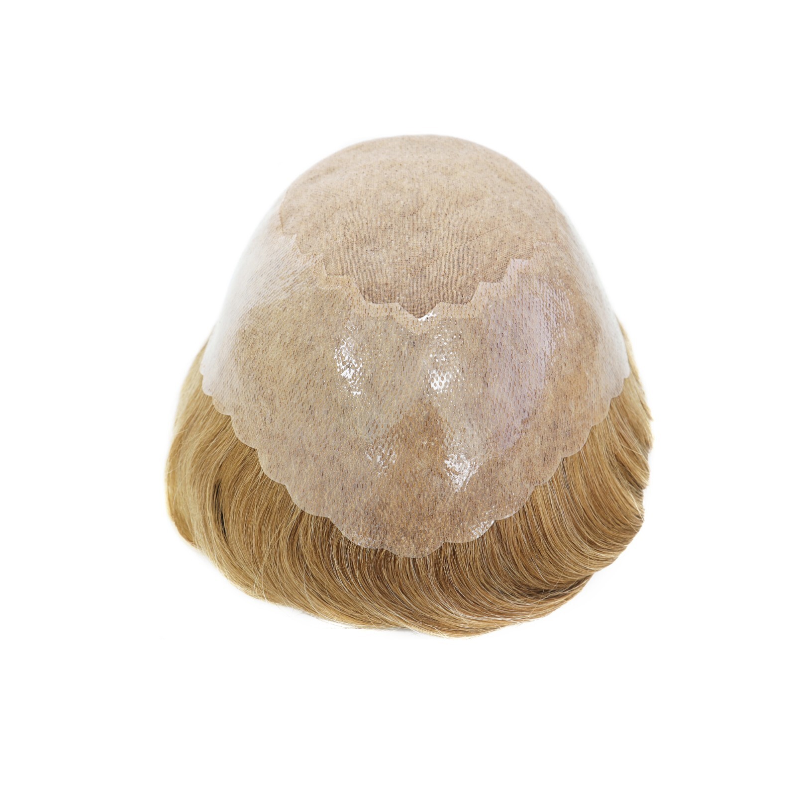 Ares| Poly Perimeter Fine Mono Base Free Style Human Hair Wigs, 64 colors