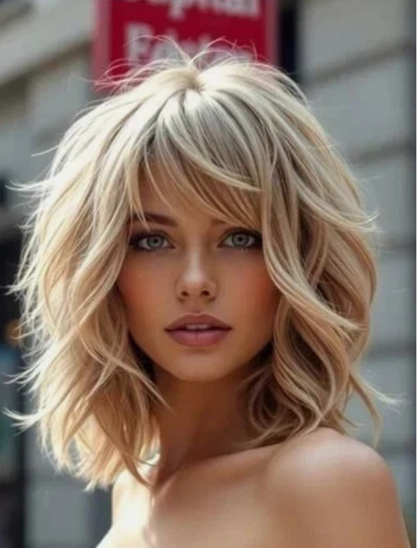 New Fashion Gorgeous Women’s Golden Blonde Wigs 12 In