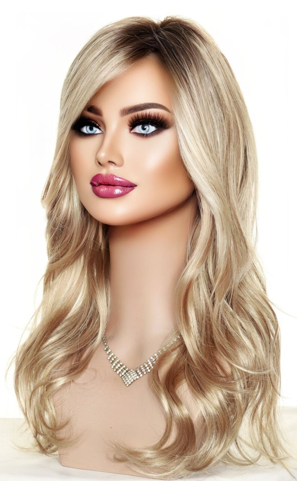 Miles of Style Lace Front Heat OK Monopart Wig Raquel Welch SS1488 open box