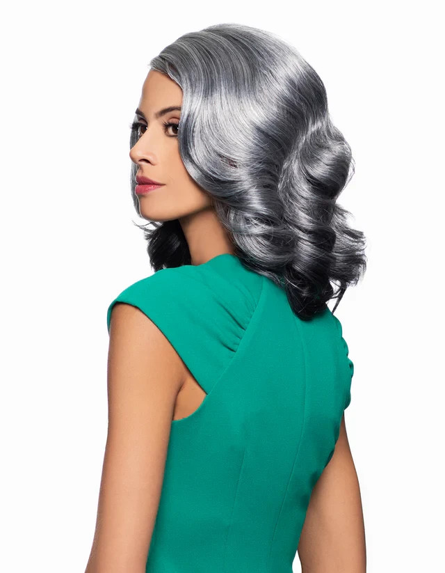 Foxy Silver LESLIE HD LACE FRONT Wig, Stylish and Natural-Looking Synthetic Wig