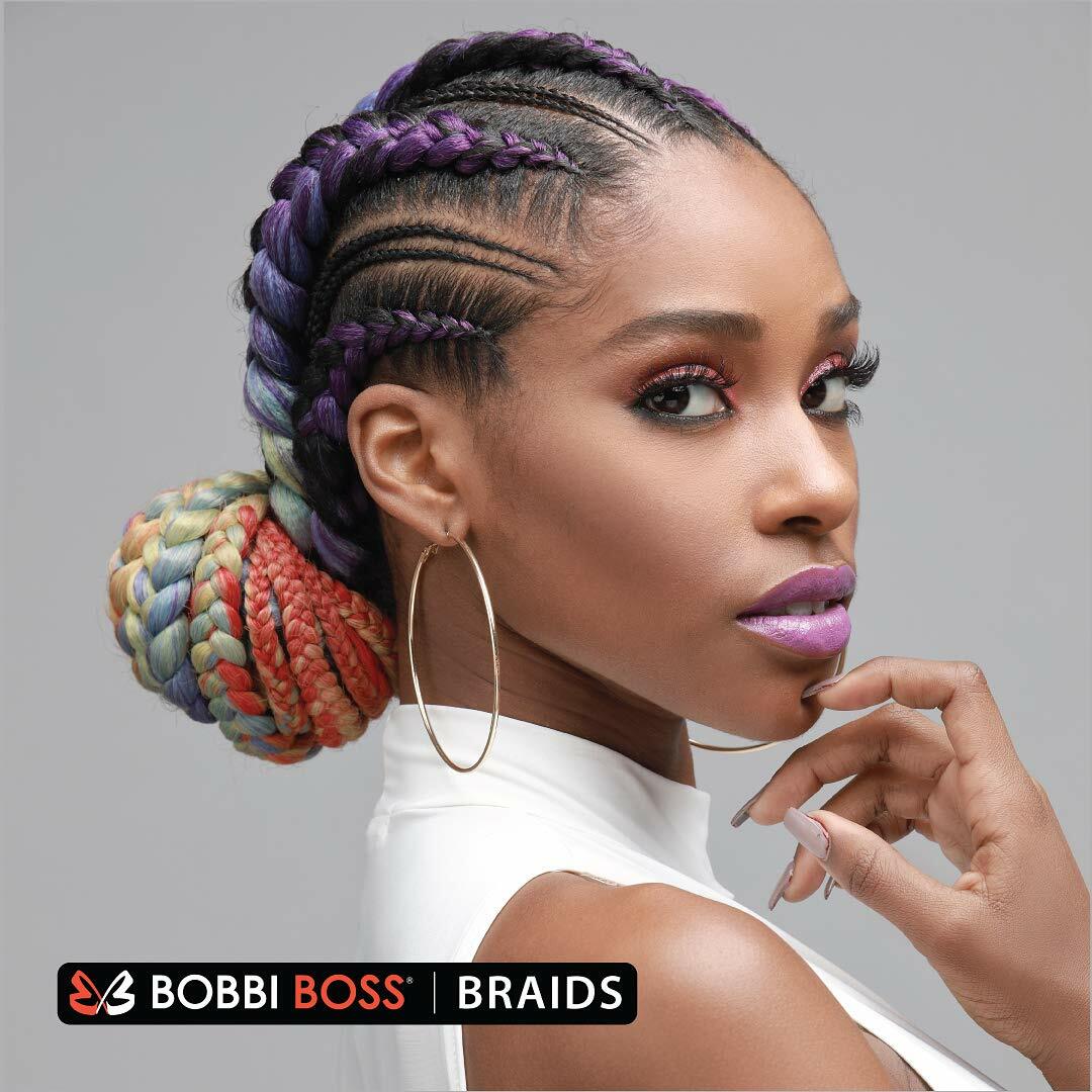 Bobbi Boss Synthetic Braiding Hair JUST BRAID PRE-FEATHERED 54″