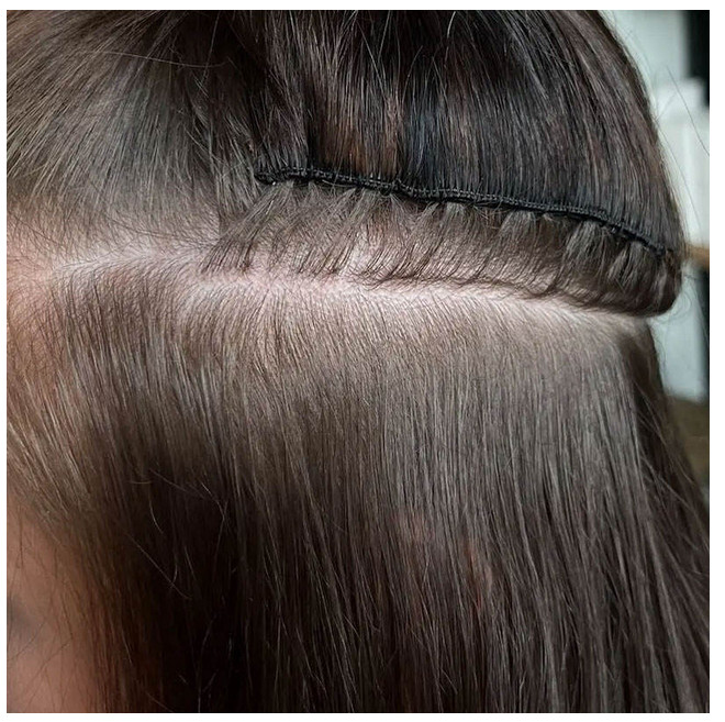 Seamless Thin 24″ Russian Virgin Remy Genius 100% Remy Human Hair Weft Hair 100g
