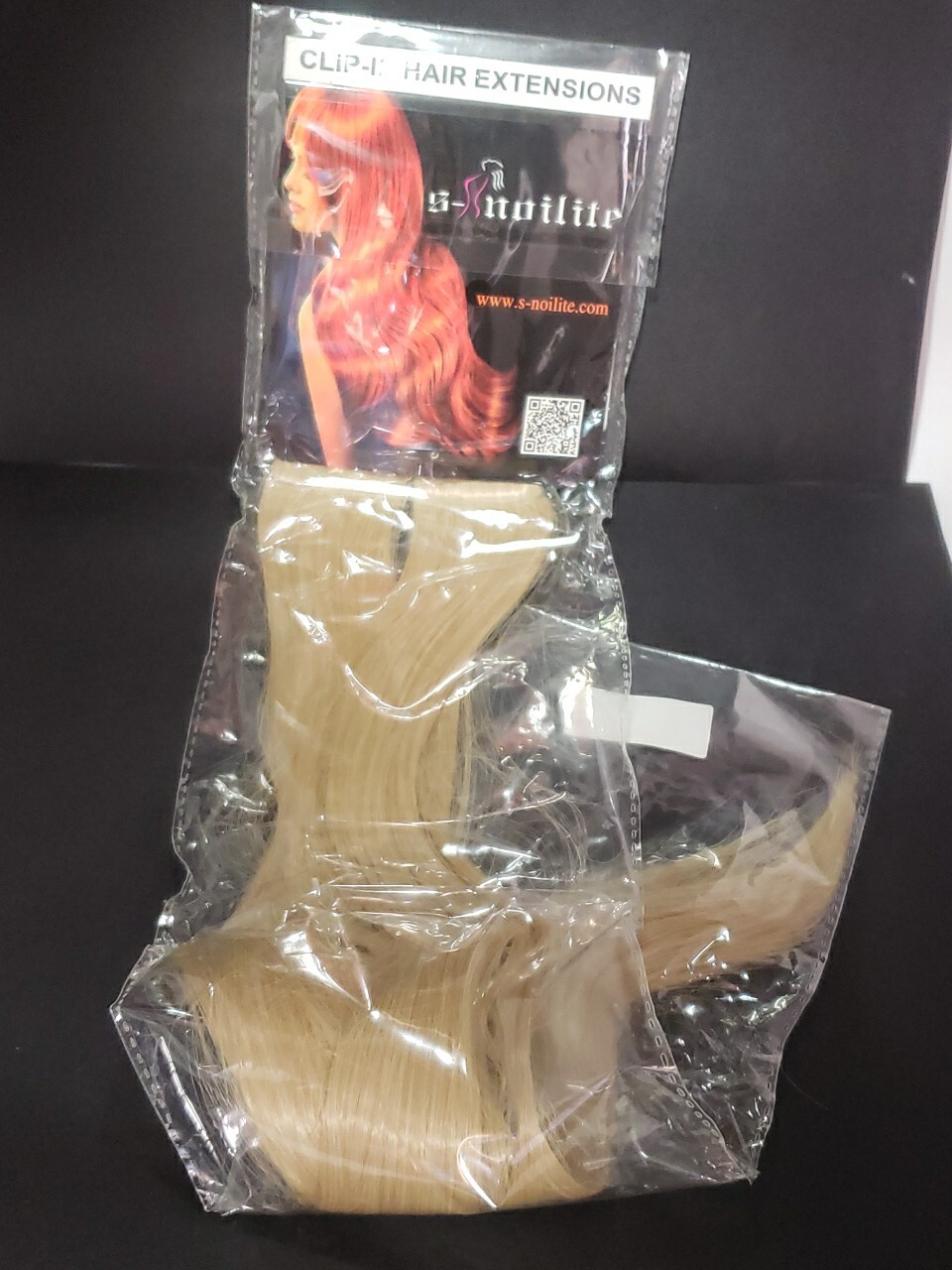 S Nolite 20 Inch Hair Extensions Clip In T427 New In Package Blonde Straight