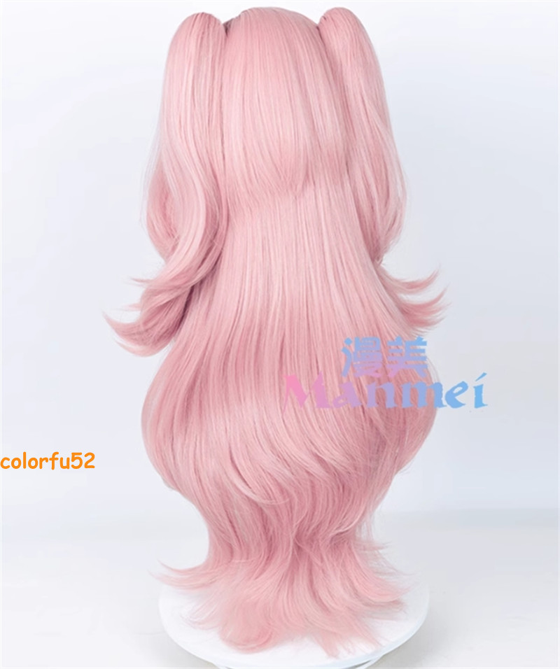 Zenless Zone Zero Nicole Demara Cosplay Pink Curly Long Hair Prop Wig 80cm