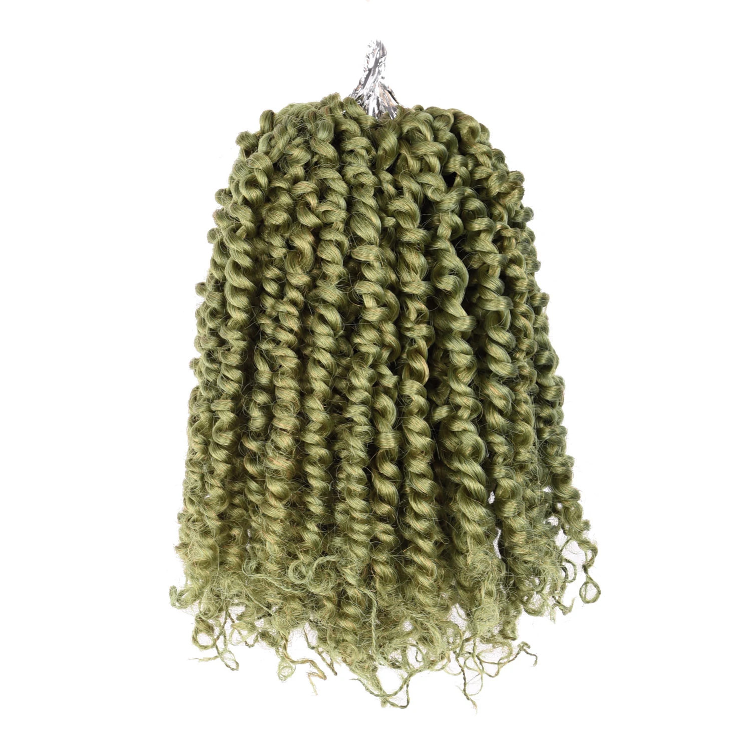 Pre-twisted Passion Twist Crochet Hair looped Synthetic Braiding Hair Extensions