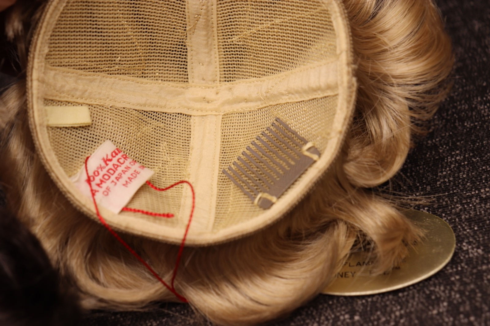 Vintage Lot of 3 Wigs Wiglets Honey Bee Bun Head Topper Hair Pieces NOS