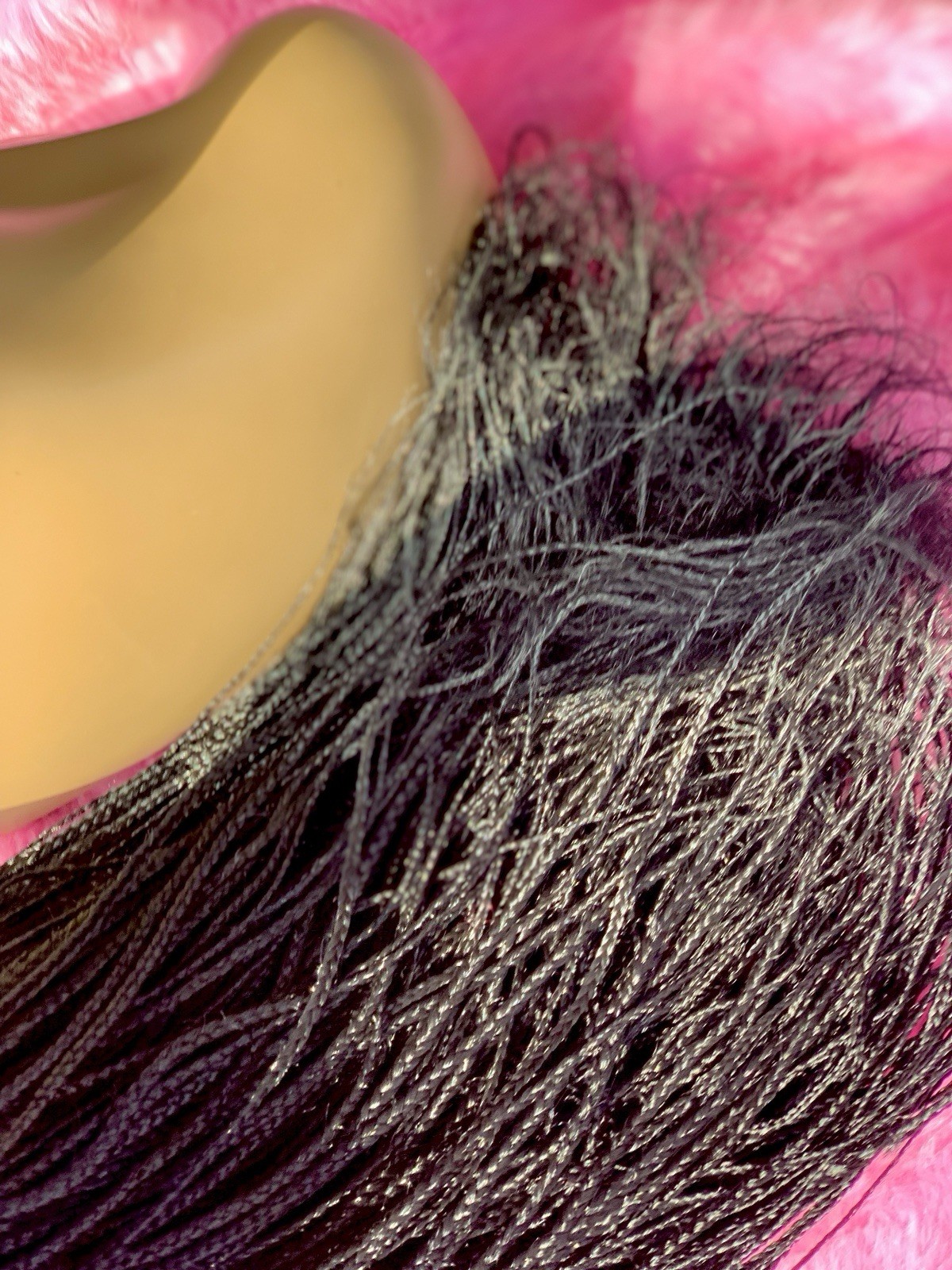 Ready to ship braided wigs for black womens, free parting, short hair wigs gifts