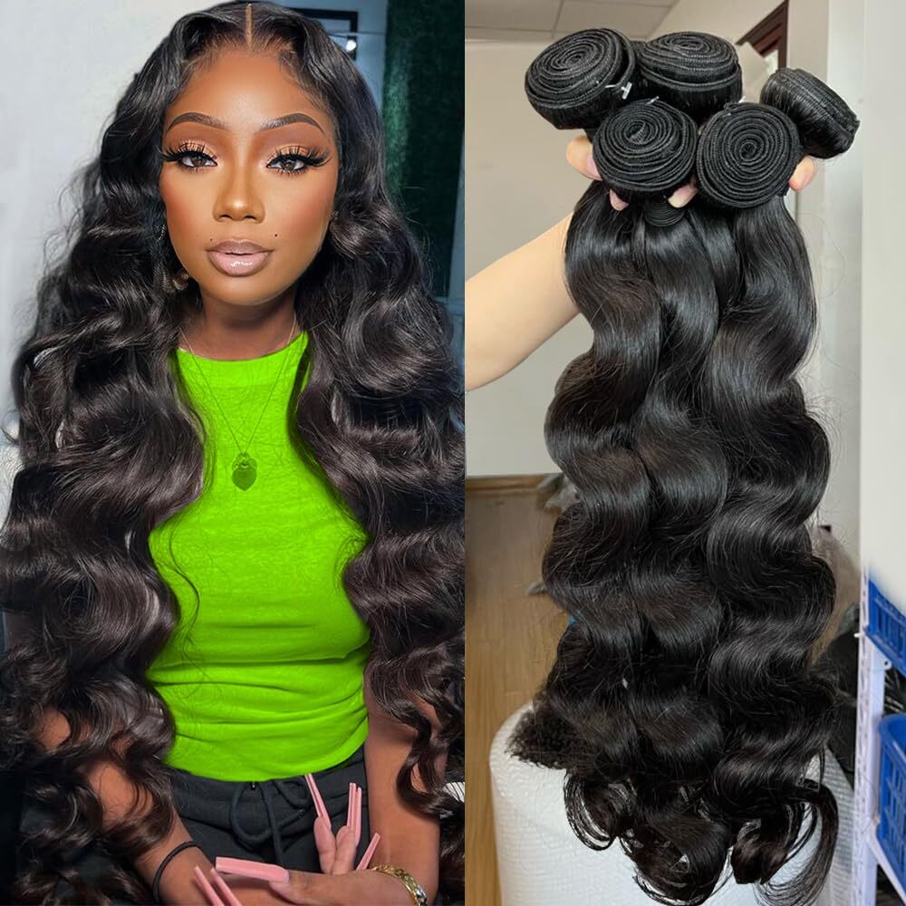 UNice Hair Cambodian Body Wave Bundles Virgin Human Hair Extensions Weaves Wefts