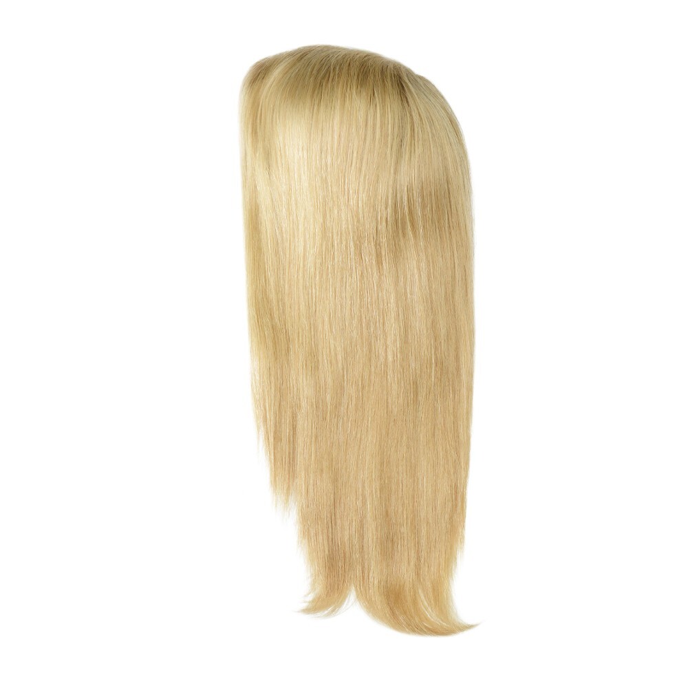 Women Wigs Culticle Remy Hair Full Thin Skin Human Hair Medium Size 14” #SIC