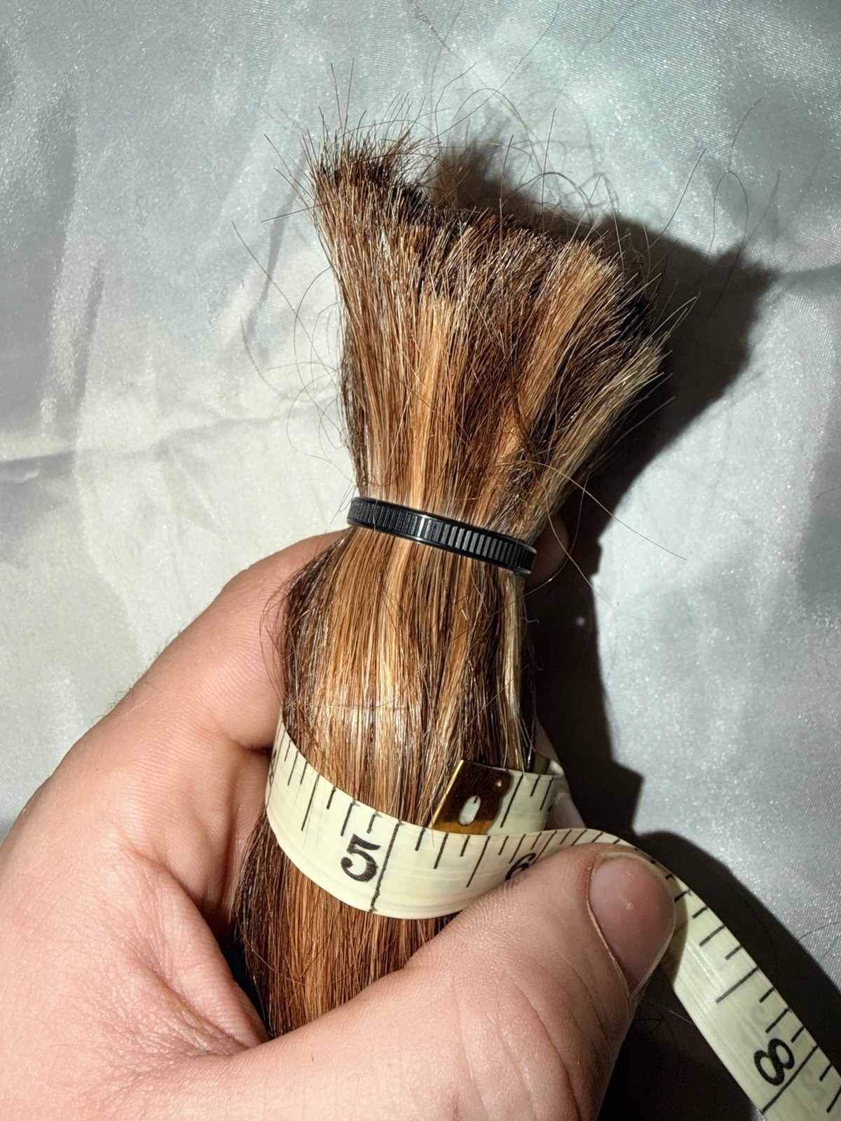 14Inch, 130g Beautiful Human Hair Cut Ponytail, Fresh From Salon Single Donor. 3