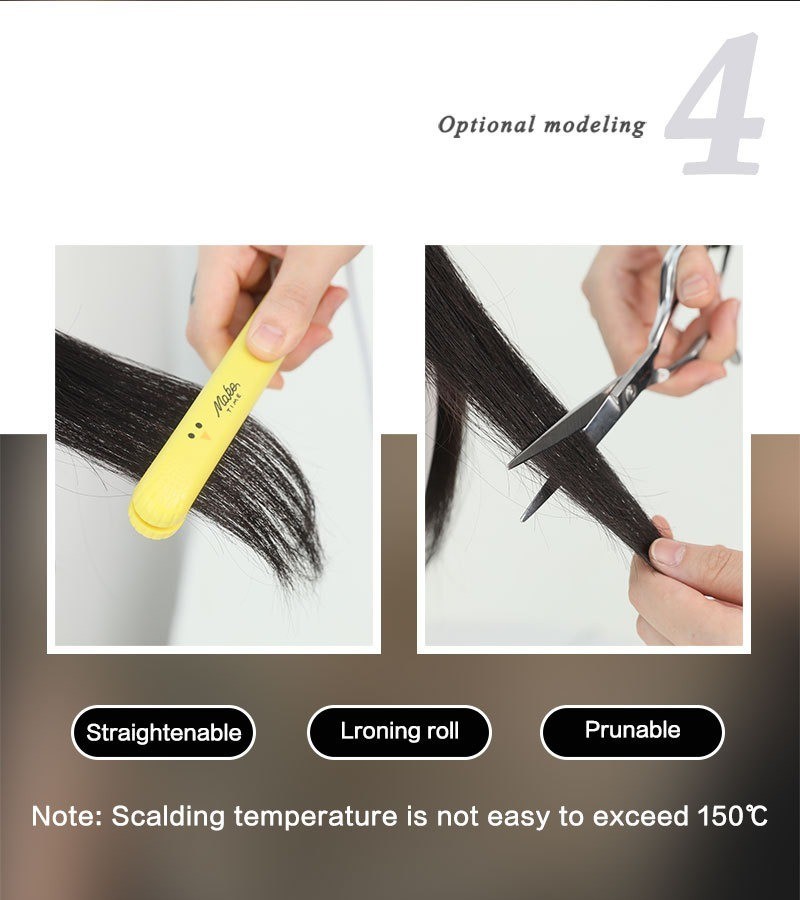 Gradually changing natural blonde long wavy hair synthetic rose net