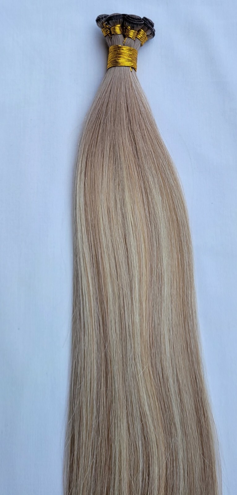 18″, 20″, 22″ Hand-Tied Weft, 100 grams, Human Remy Hair Extensions #B17/1001