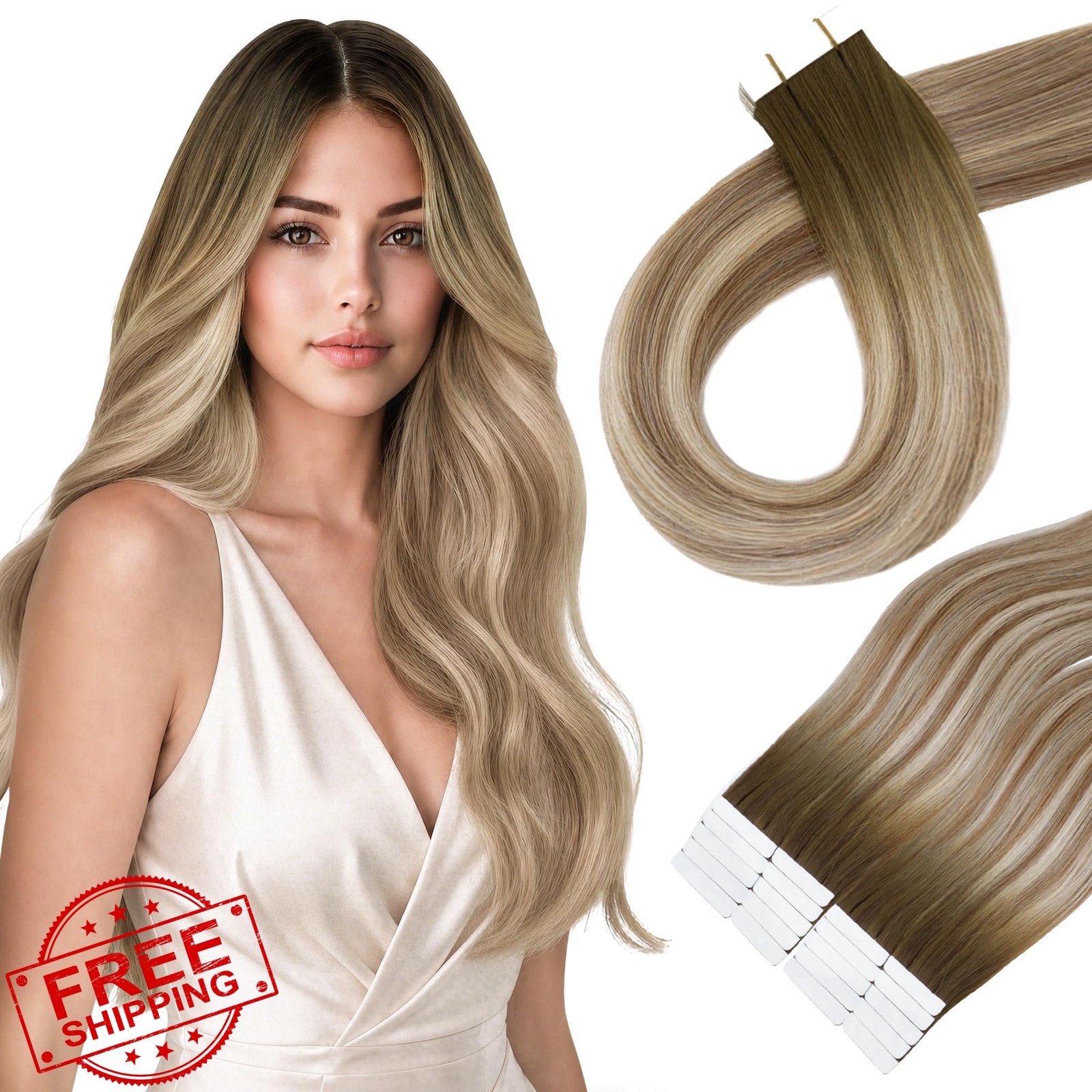 HEAPO 20 Inch #3/8/22 Balayage Tape Ins